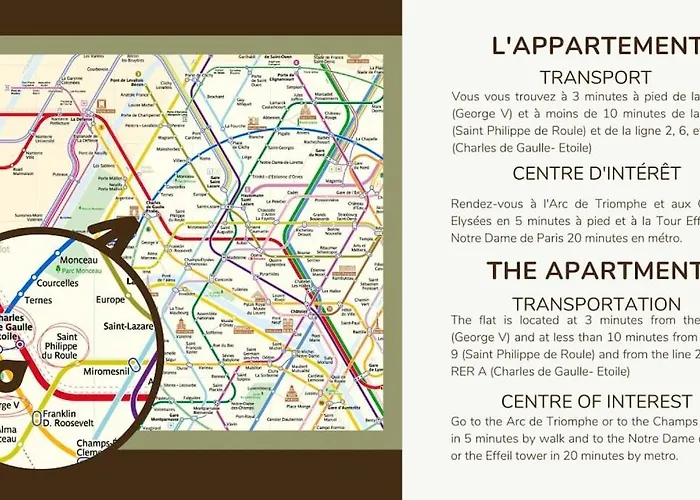 B1#two Bedrooms#champs Elysees#arc De Triomphe#ac * Paříž